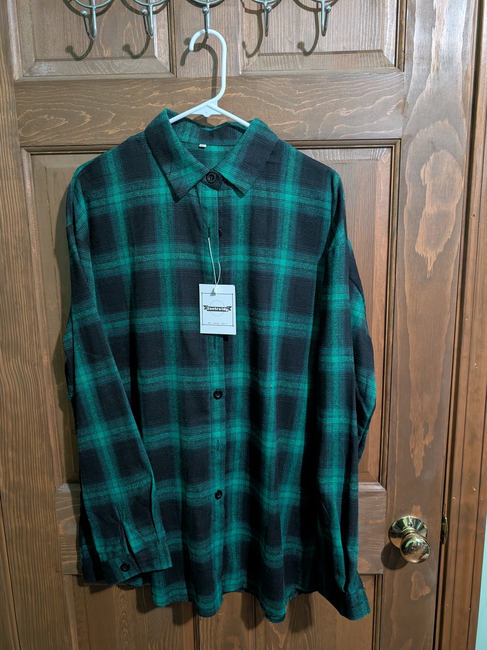 New With Tags Women's Oversized Flannel Shirt